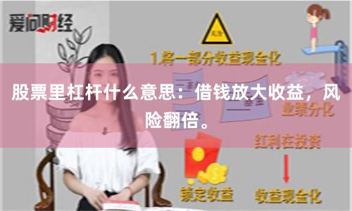 股票里杠杆什么意思:借钱放大收益,风险翻倍。